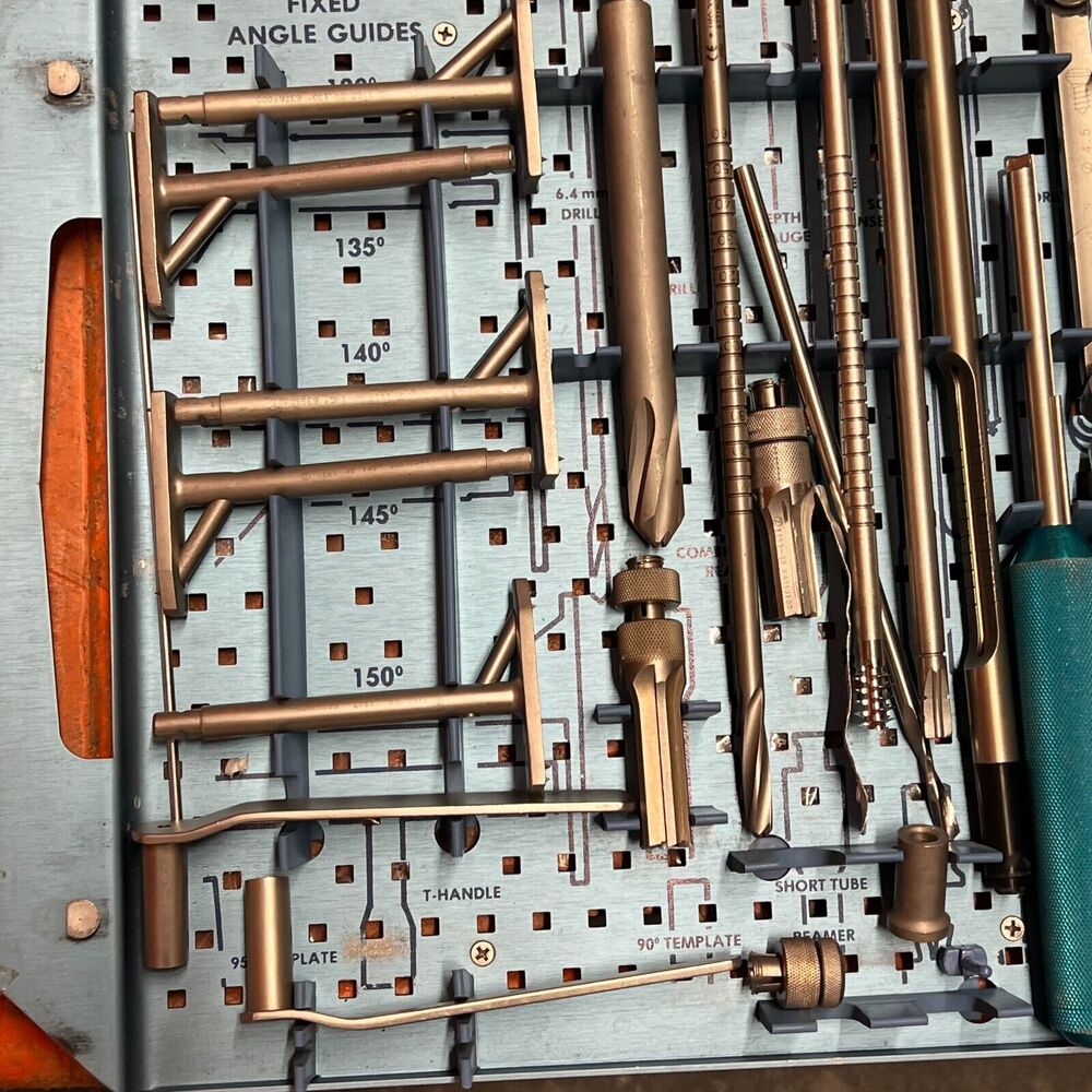 Zimmer Free-Lock Compression Hip Fixation System Instrumentation Set FOR PARTS - Picture 5 of 7